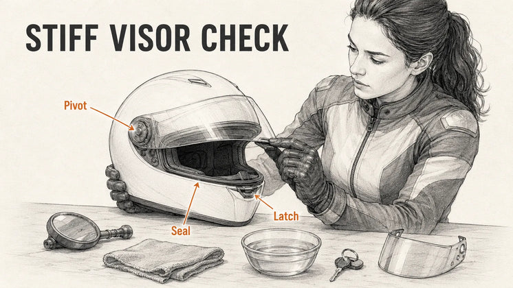 Why Is My Motorcycle Helmet Visor Hard to Open or Close?