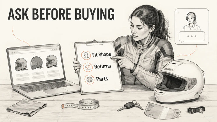 What to Ask Customer Support Before Buying a Motorcycle Helmet Online