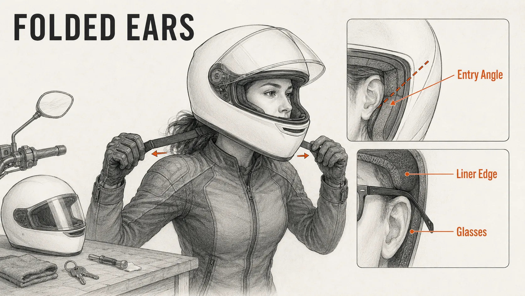 Why Does My Helmet Fold My Ears When I Put It On?