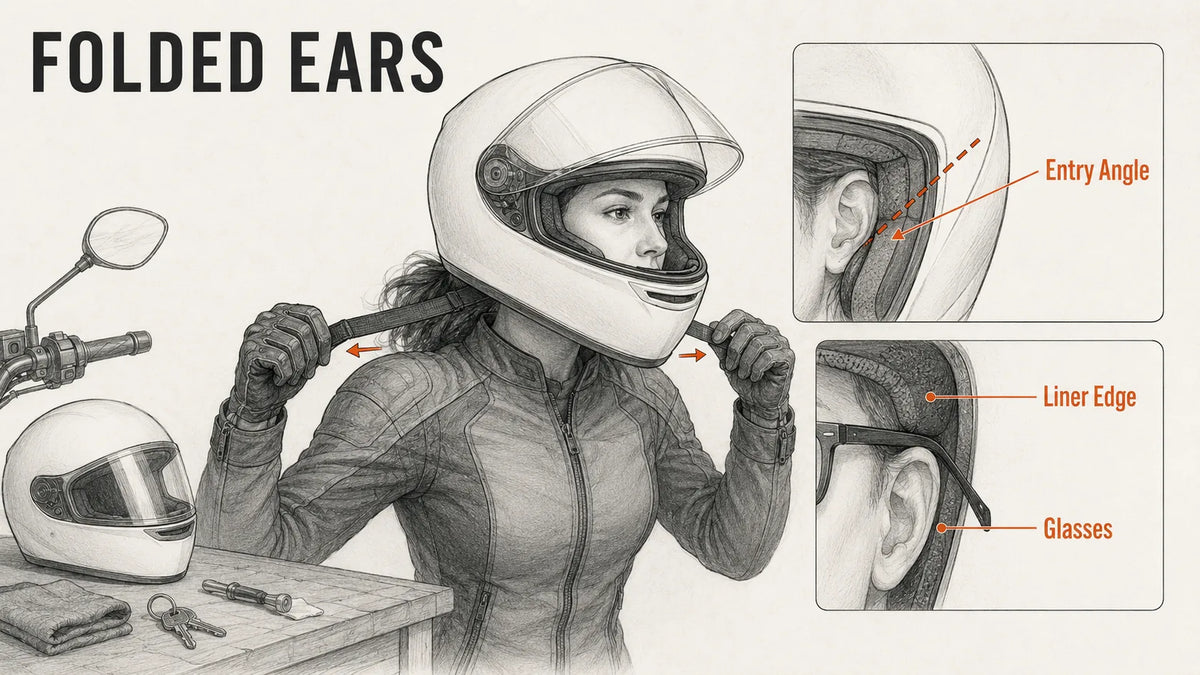 Why Does My Helmet Fold My Ears When I Put It On?
