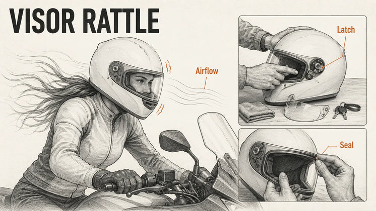 Why Does My Motorcycle Helmet Visor Rattle at Speed?