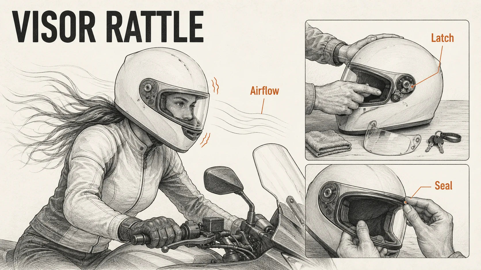 Why Does My Motorcycle Helmet Visor Rattle at Speed?