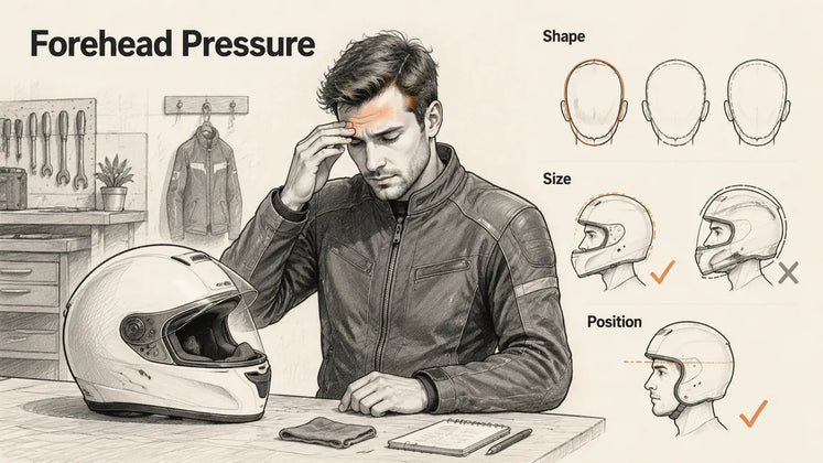 Why Does My Motorcycle Helmet Hurt My Forehead?