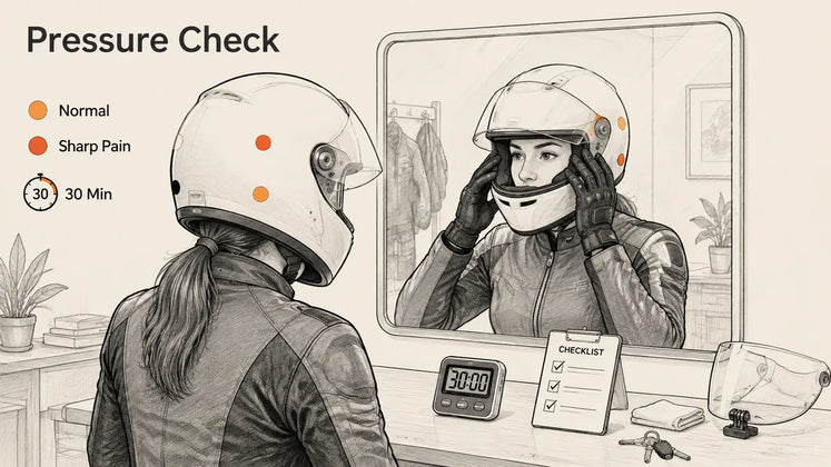 How Do I Tell If a Helmet Pressure Point Is Normal?