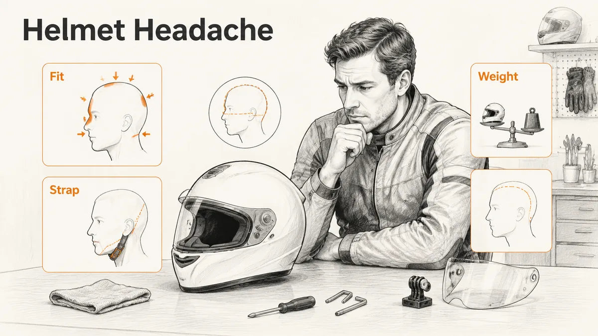 What Should I Check If My Motorcycle Helmet Gives Me a Headache?
