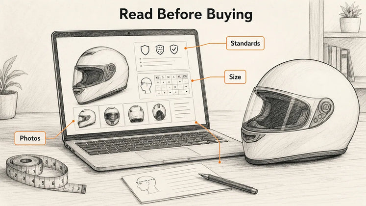 How Do I Read a Motorcycle Helmet Product Page Before Buying?