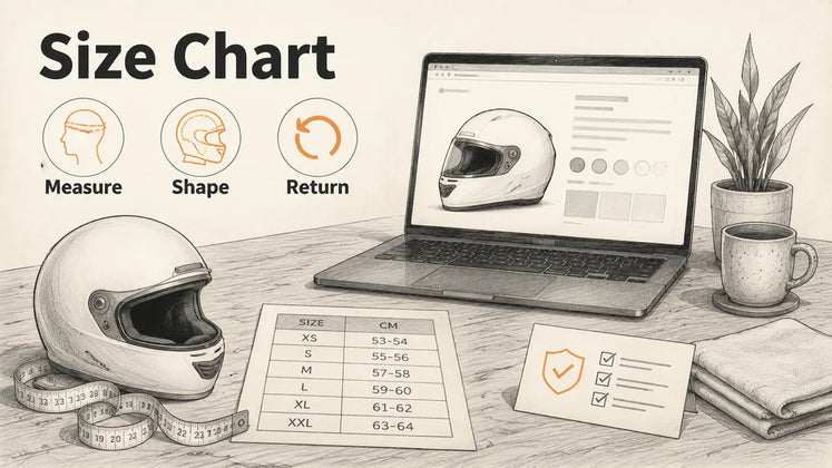 How Should I Use a Helmet Size Chart When Buying Online?