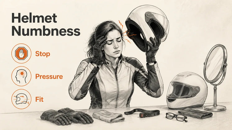 What Should I Do If My Helmet Causes Numbness?