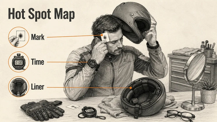 How Do I Find the Exact Hot Spot Inside My Helmet?
