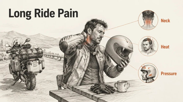 What Causes Helmet Pain on Long Rides?