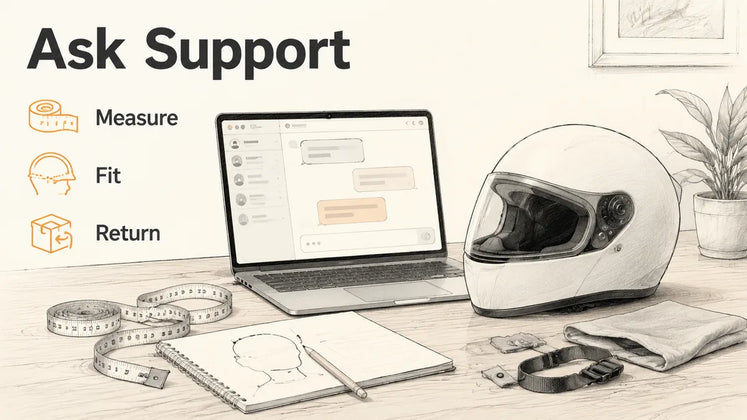 What Should I Ask Support Before Ordering a Motorcycle Helmet?