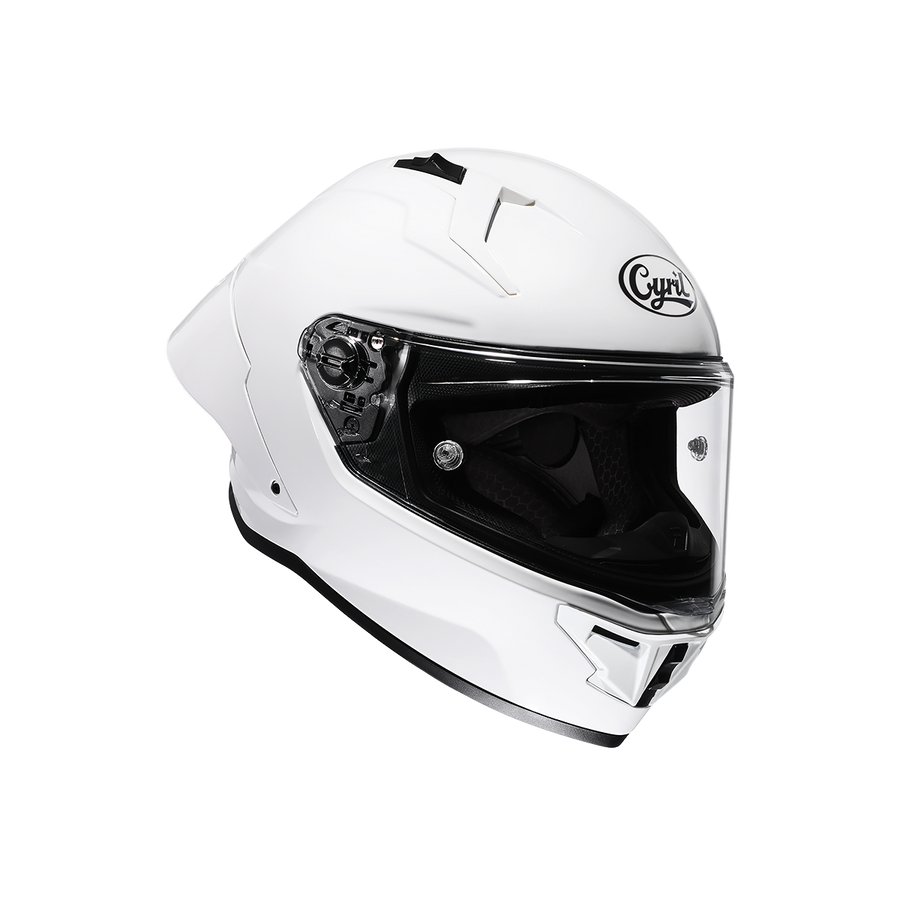 R1-PRO Full Face Helmet - Gloss White