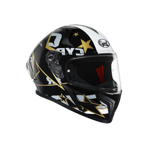 Mad Shark Full Face Motorcycle Helmet – Star Blaze 03 Gloss