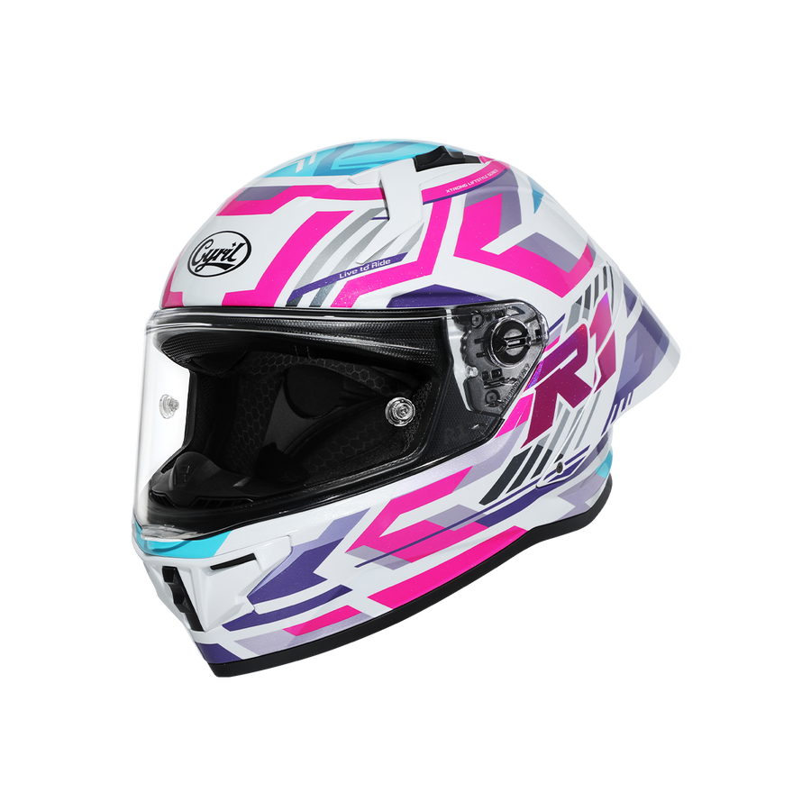 R1-PRO Full Face Helmet - Shadow Armor A3 Gloss