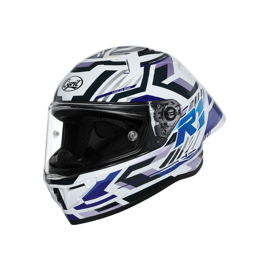 R1-PRO Full Face Helmet - Shadow Armor A4 Gloss