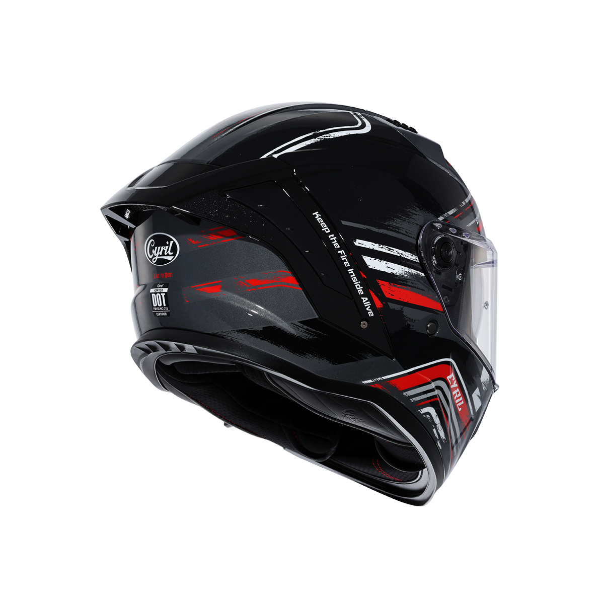 VORTEX Dual Visor Full Face Motorcycle Helmet
