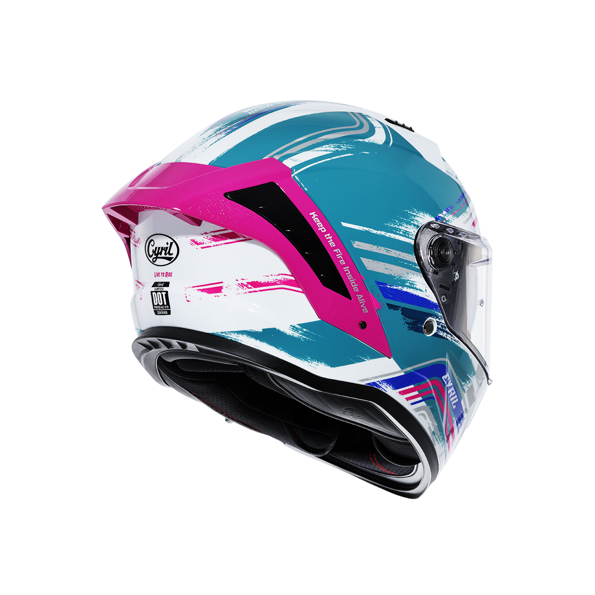 VORTEX Dual Visor Full Face Motorcycle Helmet