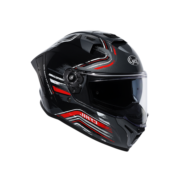 VORTEX Dual Visor Full Face Motorcycle Helmet – Apex Line Matt 01