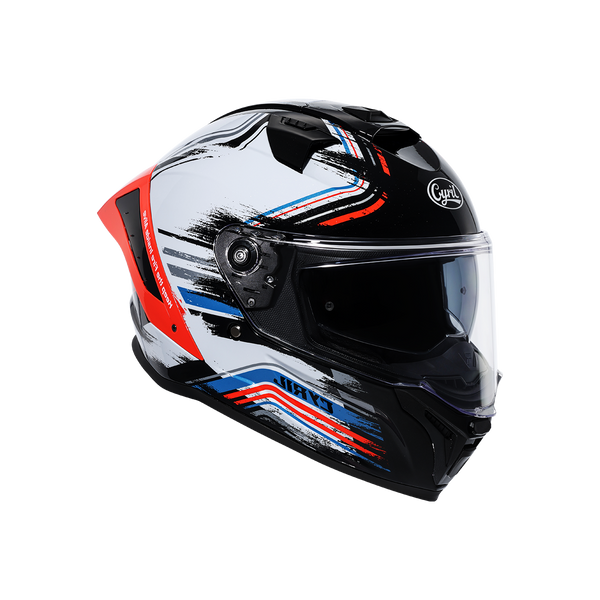 VORTEX Dual Visor Full Face Motorcycle Helmet – Apex Line Gloss 03