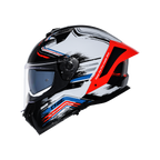 VORTEX Dual Visor Full Face Motorcycle Helmet