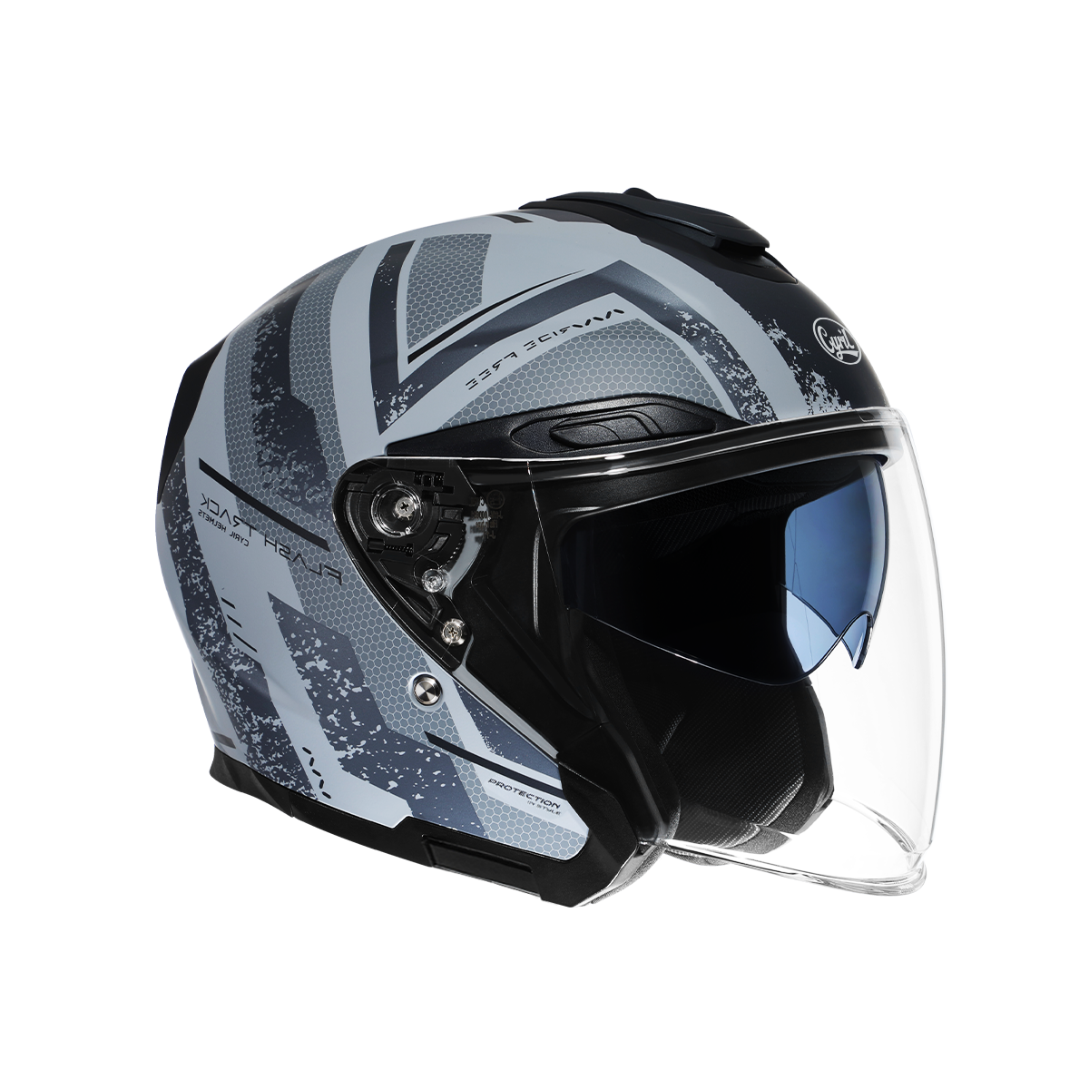 R18 Dual Visor Open Face Helmet