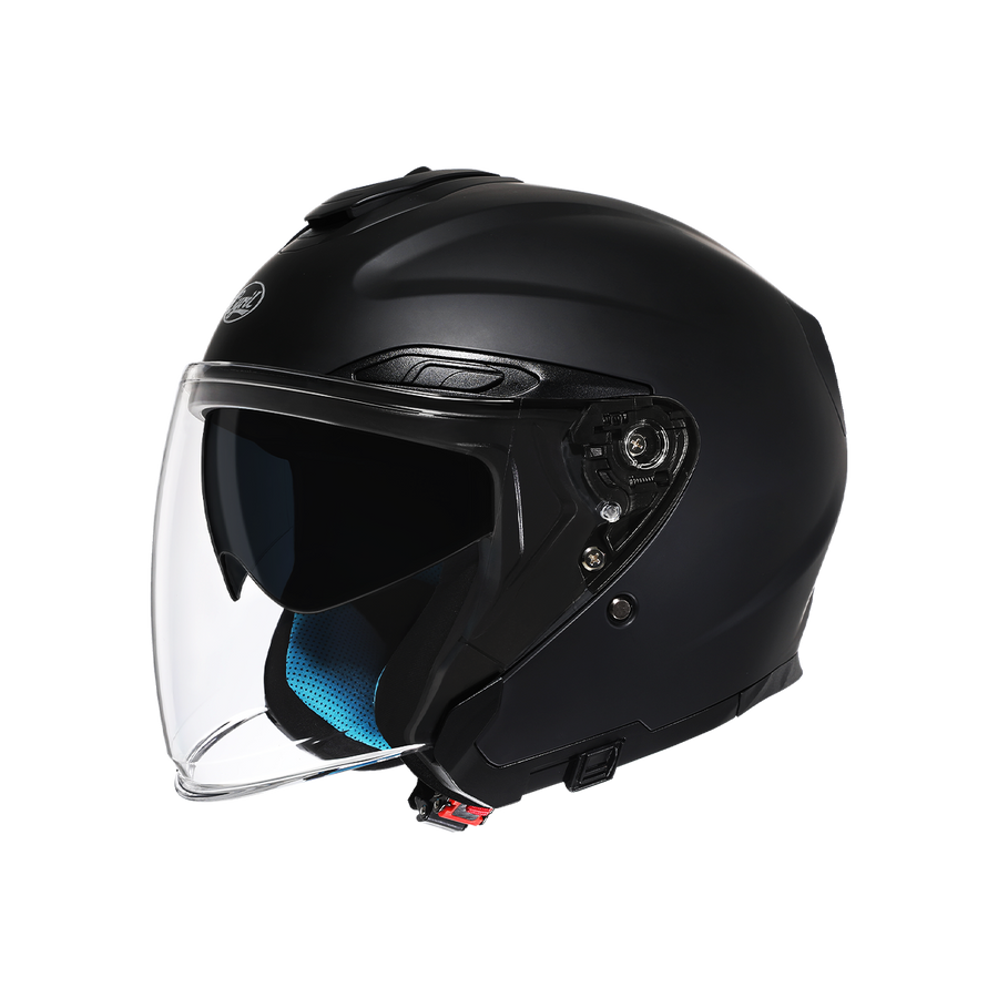R18 Dual Visor Open Face Helmet - Black Matte