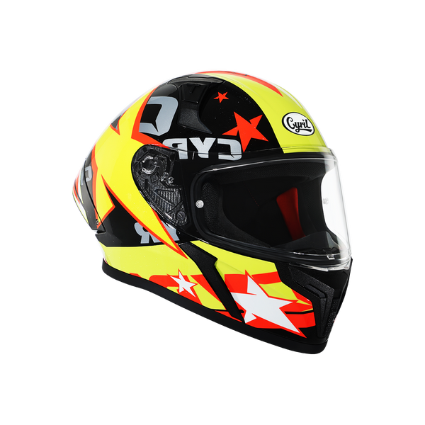 Mad Shark Full Face Motorcycle Helmet – Star Blaze 02 Gloss