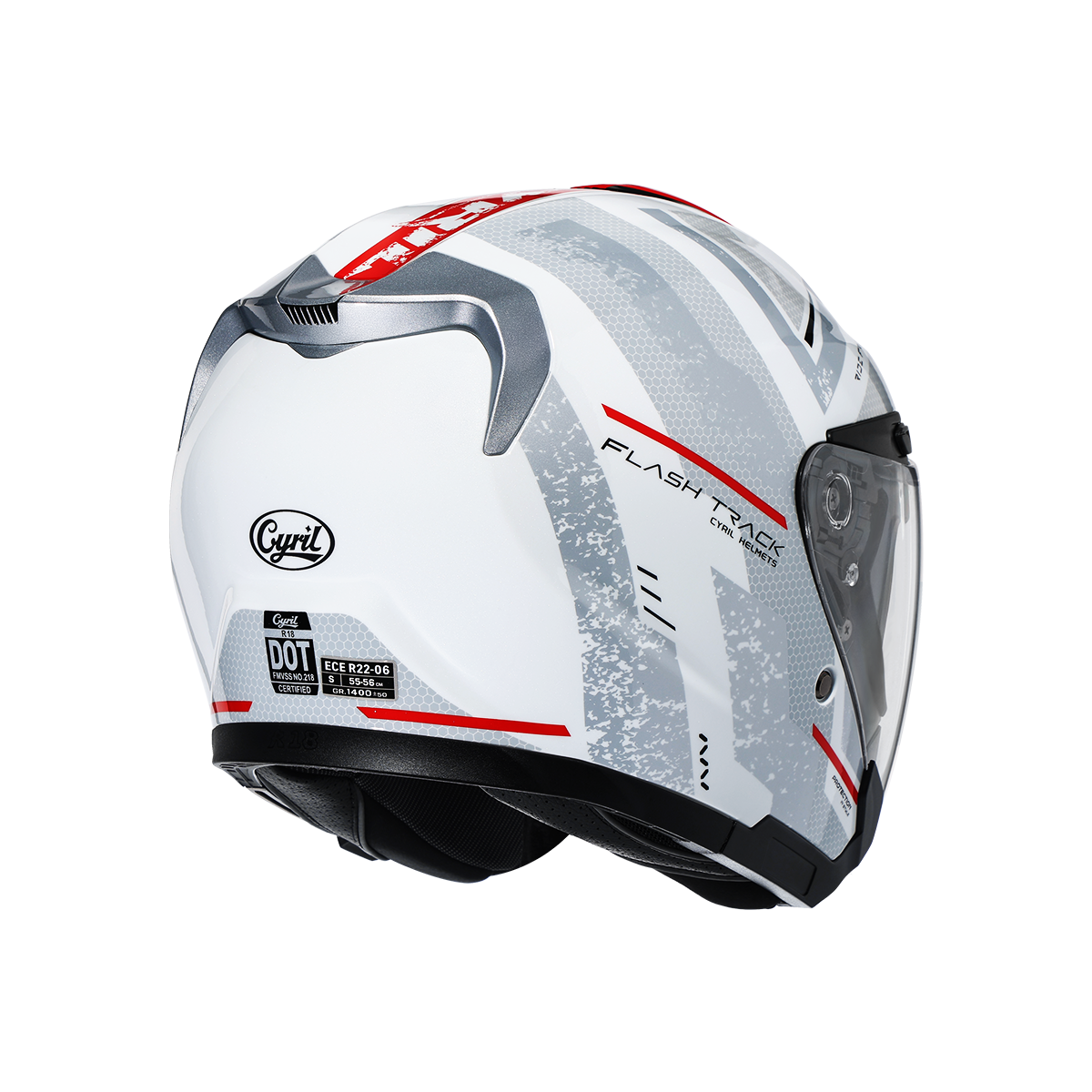 R18 Dual Visor Open Face Helmet