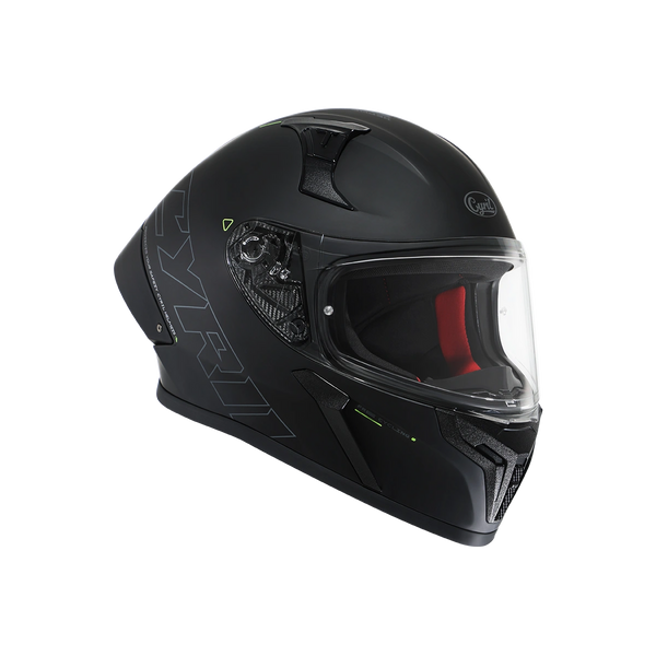 Mad Shark Full Face Motorcycle Helmet – Matt Black