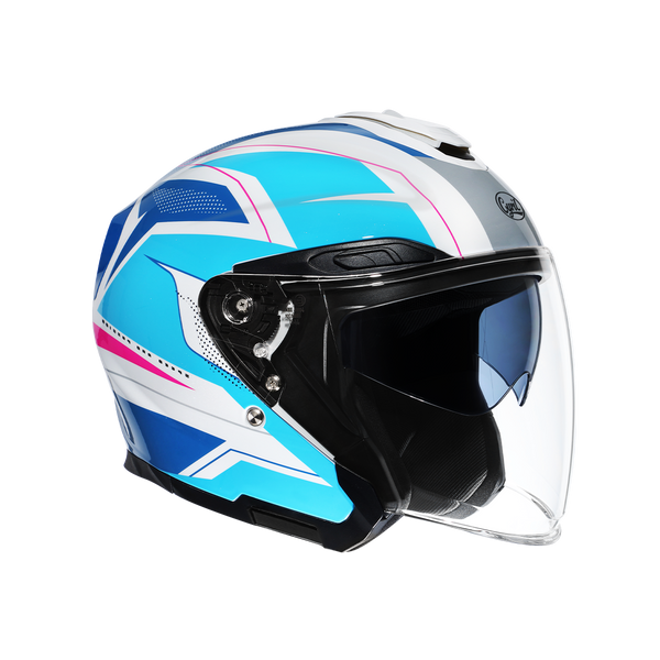R18 Dual Visor Open Face Motorcycle Helmet – Speedster 03 Gloss