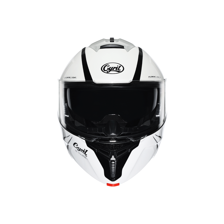 THUNDER Dual Visor Modular Helmet - Flowing light 01 Gloss alternate view