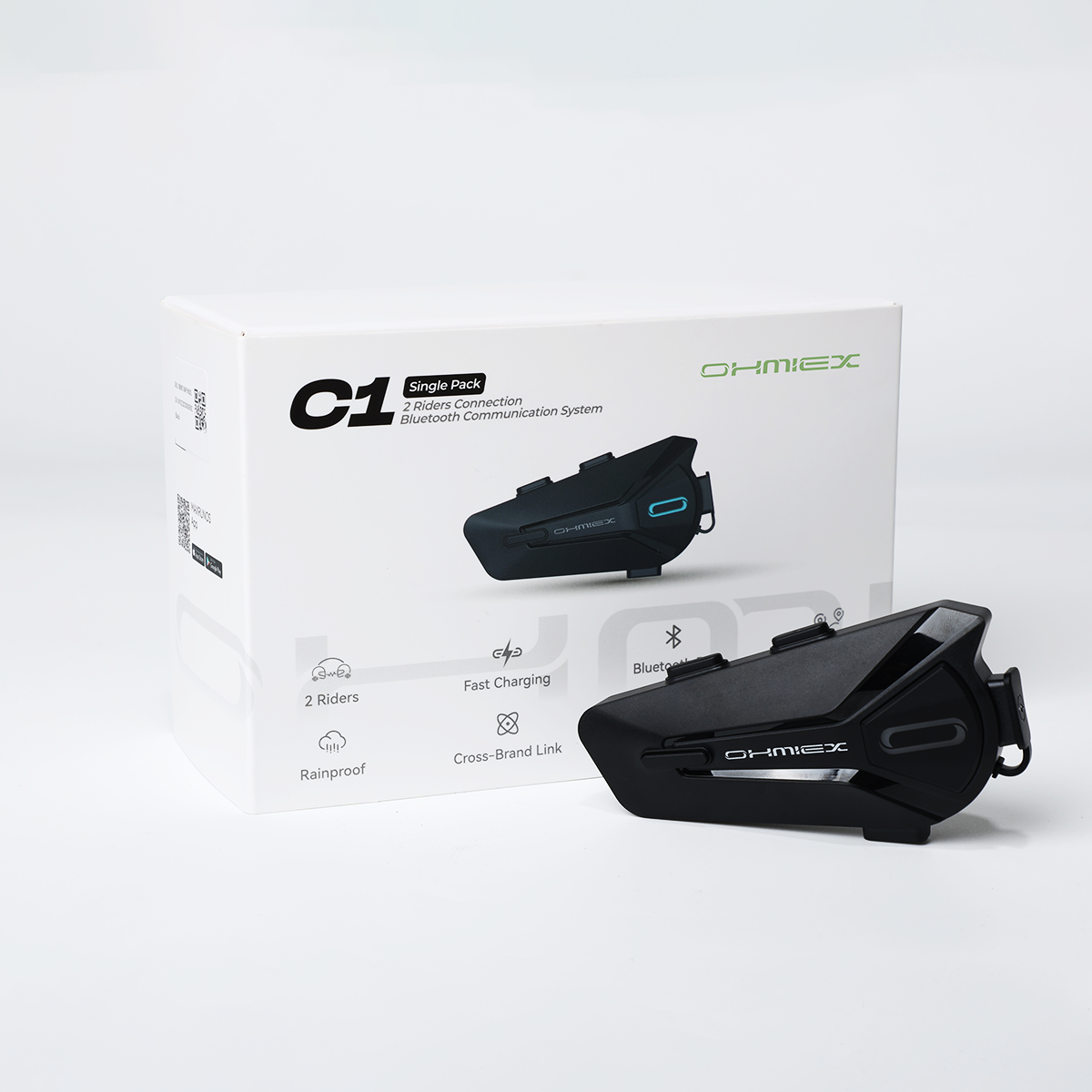 OHMIEX C1 Motorcycle Bluetooth Headset 5.3 IP67 Waterproof Secondary image