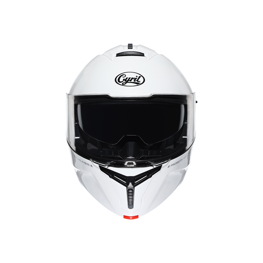 THUNDER Dual Visor Modular Helmet - White Gloss alternate view
