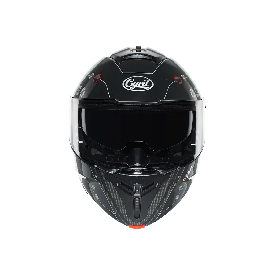 THUNDER Dual Visor Modular Helmet - Flowing light 03 Gloss alternate view