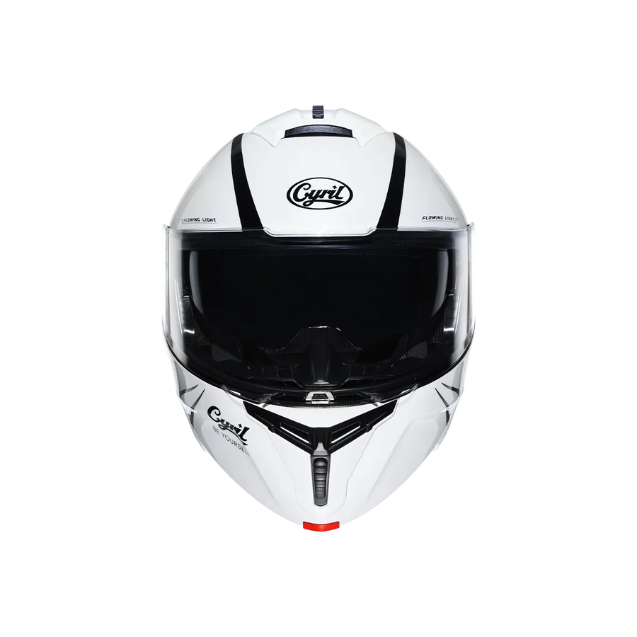 THUNDER Dual Visor Modular Helmet - Flowing light 01 Gloss alternate view
