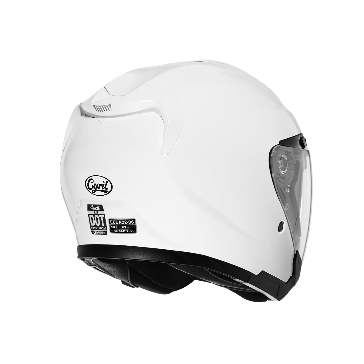 R18 Dual Visor Open Face Helmet