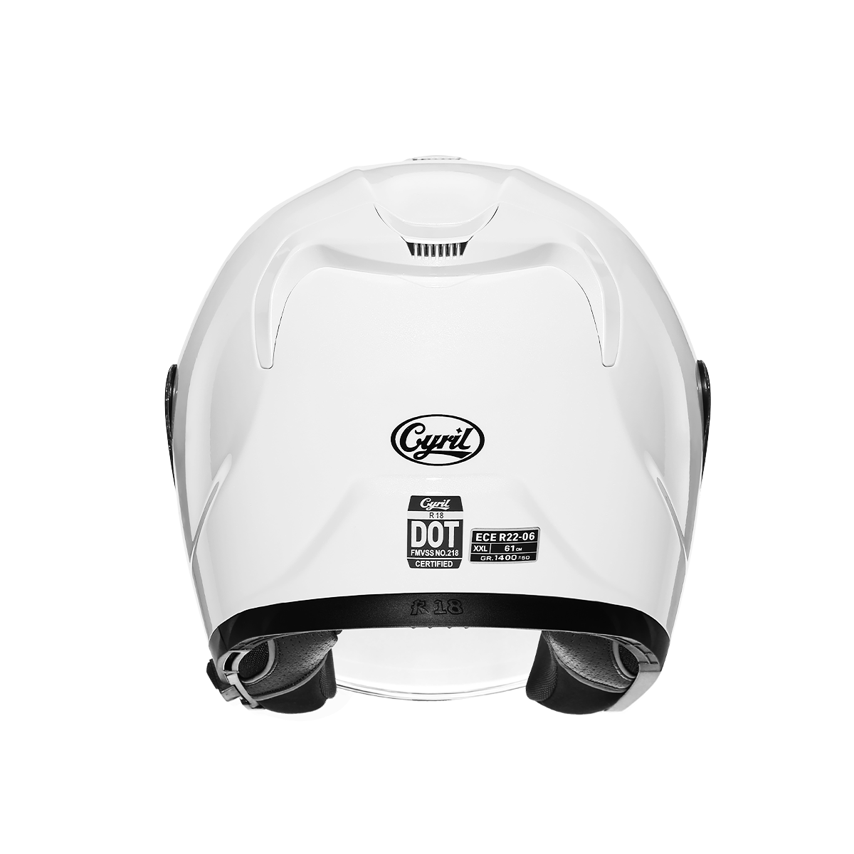 R18 Dual Visor Open Face Helmet
